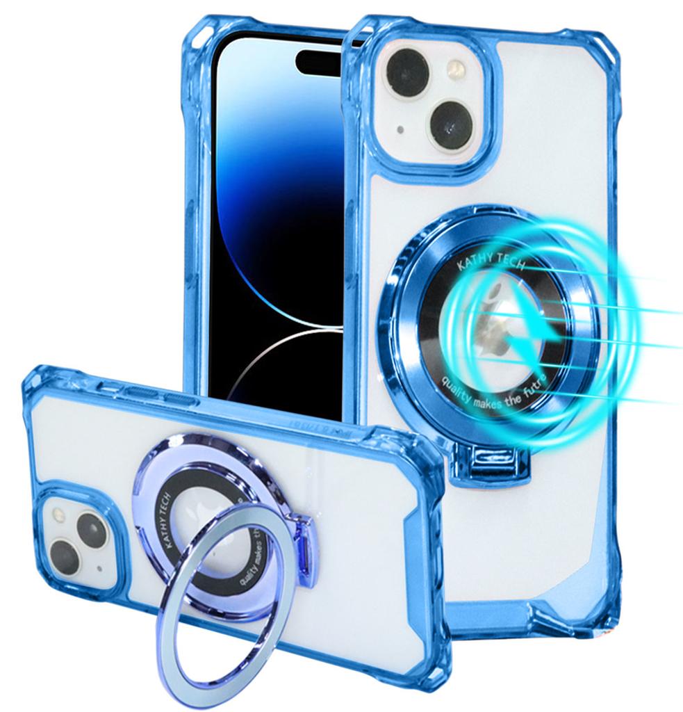 Ударопрочный магнитный держатель-подставка для телефона чехол для iPhone 16 15 12 13 14 Pro Max Plus для Magsafe Wireless Charger Bracket Cover