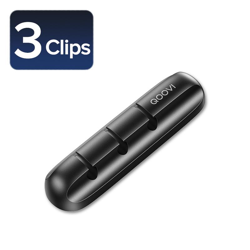 QOOVI Кабельный органайзер, держатель для проводов, гибкая намотка USB-кабеля, аккуратные силиконовые зажимы для USB-шнура, мыши, клавиатуры, защита для наушников