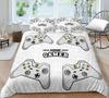 3D Game Handle Pattern Luxury Home Bedding Set Full Size Quilt Cover and Pillowcase for Boys and Men Game Lovers Room Bedroom Bedding