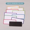 10Pcs Erasable Labels Writable Magnets Dry Erase Refrigerator Message Whiteboar