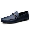 FashionMen Classic Genuine Leather Casual Loafers Soft Comfortable Breathable Flats Lazy Shoes Men's Moccasins Business Driving Shoes