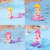 Charming Mermaid Diy Miniature Figurine For Exquisite Garden Dollhouse Decor