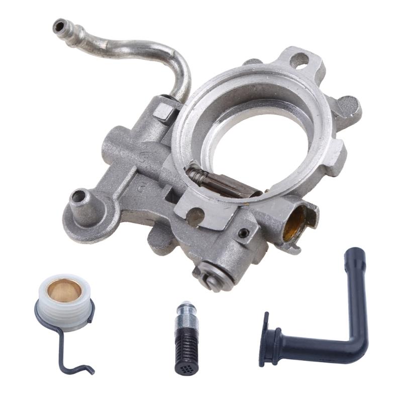 Масляный насос Масленка Комплект червячной шестерни Для 044 MS440 MS 440 Бензопила Шланг Линия Фильтр 1128 640 3205 Запасные части для замены