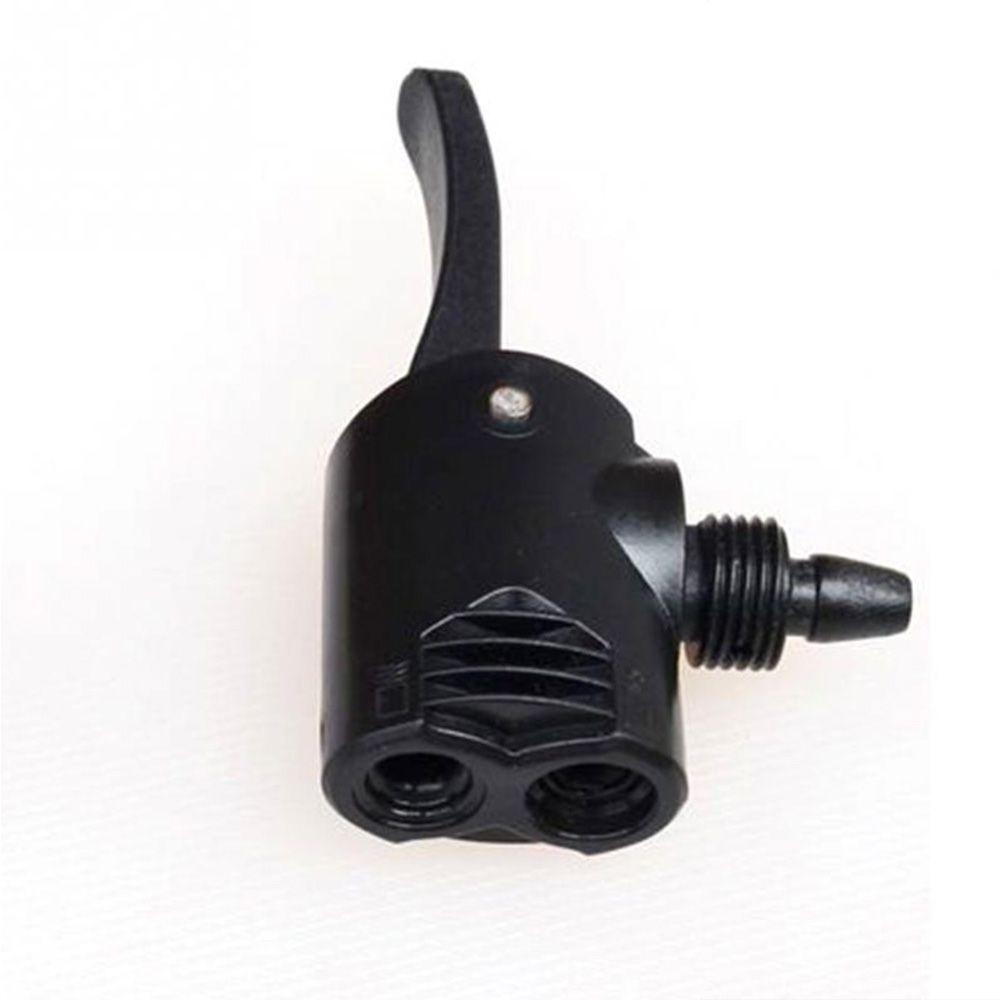 Schrader/Presta Dual Head Pumping Parts Service Valve Convertor Bicycle Pump Nozzle Hose Adapter