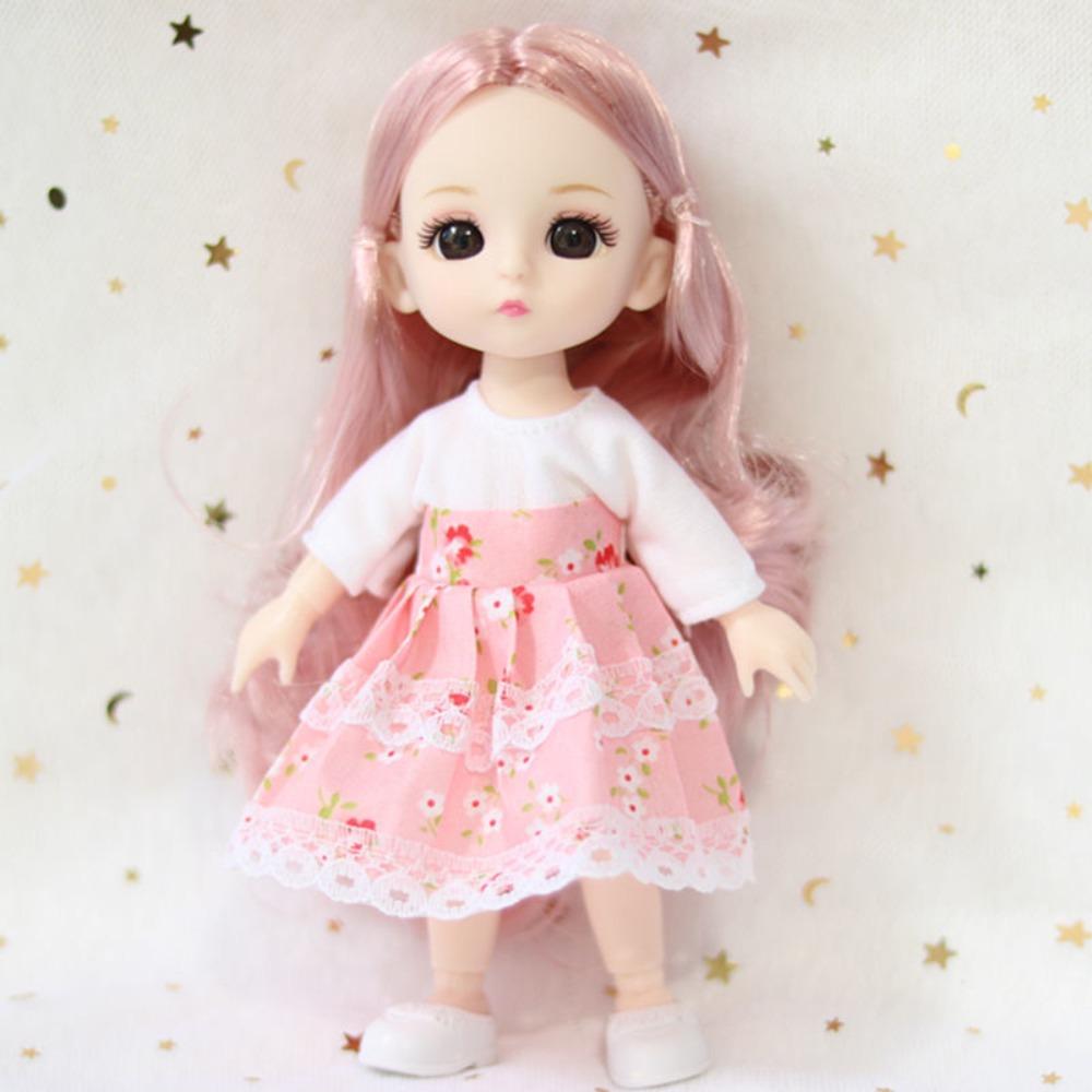 13 Подвижных Суставов Мини Кукла Девочка с Одеждой с Одеждой Подвижные Суставы Мини Кукла Девочка Детские Игрушки
