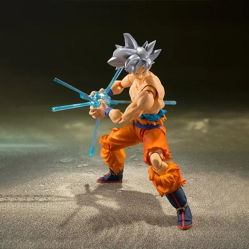 Аниме Dragon Ball SHF Супер Сон Гоку Ультра Инстинкт Подвижные Суставные Фигурки Действия Мультяшная Модель Набор Украшение Игрушки Подарки на День Рождения