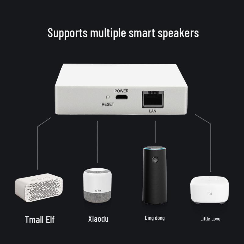 Hub для умного дома Graffiti Zigbee с голосовым управлением, интеграцией с Alexa и Google