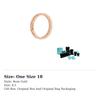 TIFFANY & CO. 18K Rose Gold Rings Unisex GRP10820