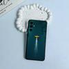Aircraft & Sky Black Soft Silicone Phone Case for Samsung S25, S24, S21, S22, S23, S30, Ultra, S20, Plus, FE, Lite