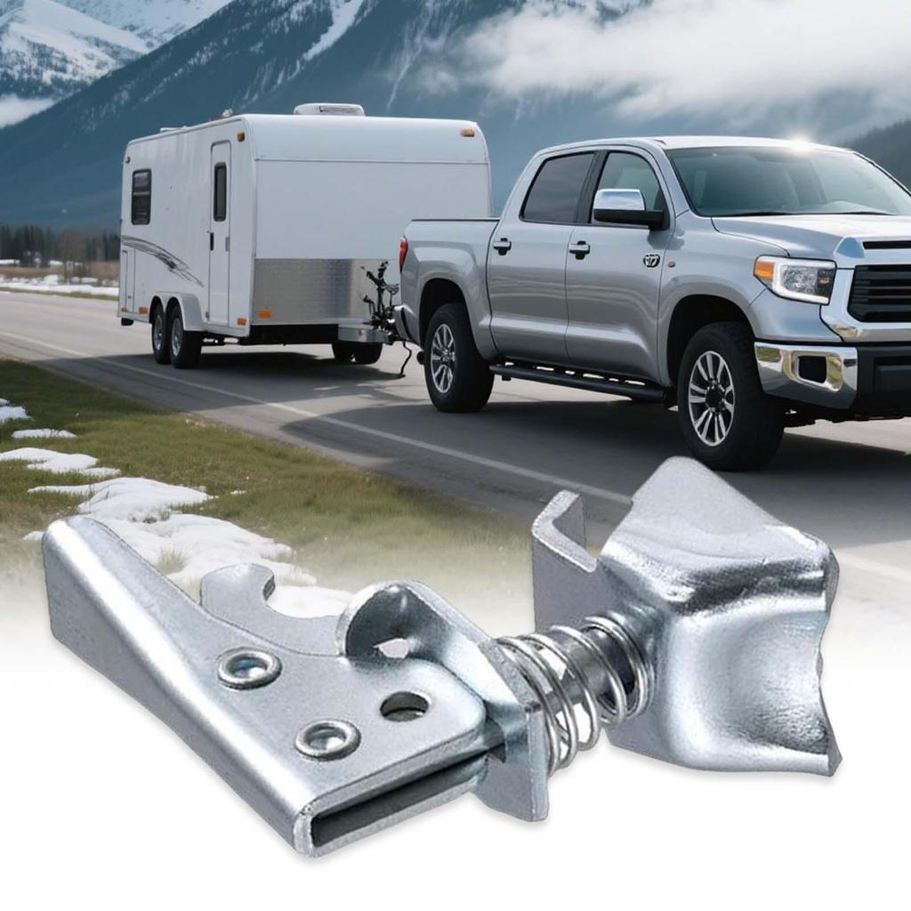 2*2 Соединительная ручка для тента прицепа Ручка крышки шара прицепа 2 дюйма Прочная Быстросъемная Замена Крышки Ремонтные Аксессуары