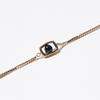BONAFIDE JEWELRY Прямоугольный браслет НЛО из оникса (Золото)