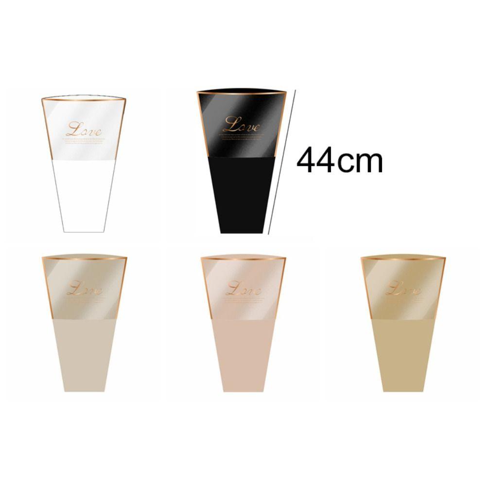 20PCS Transparent Flower Packaging Bag Kraft Paper Flower Paper Bag Valentine's Day Gift