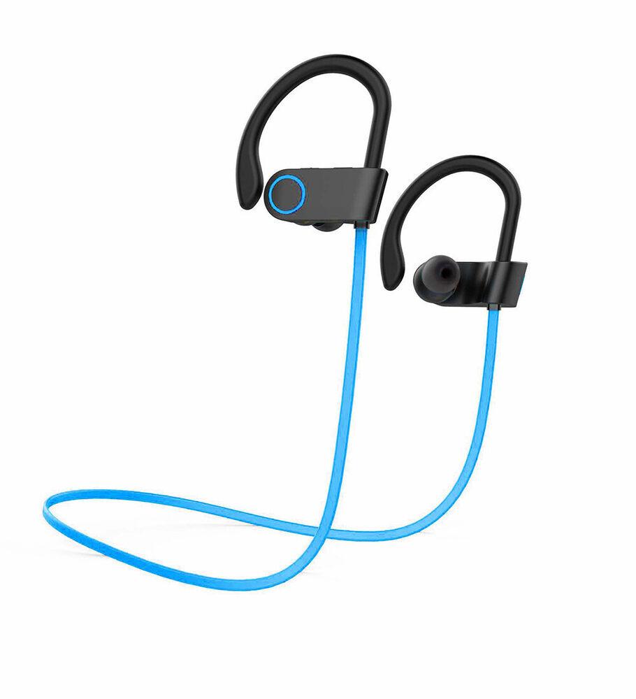 Беспроводные Bluetooth наушники Водонепроницаемые Спортивные Вкладыши Гарнитура