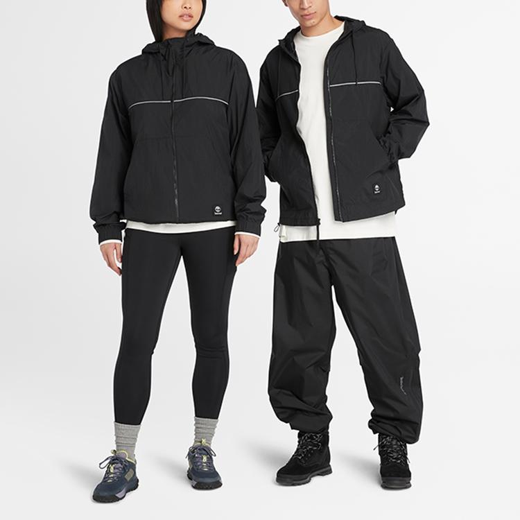 Timberland Светоотражающая куртка с капюшоном для улицы, унисекс, черная A41B5-001