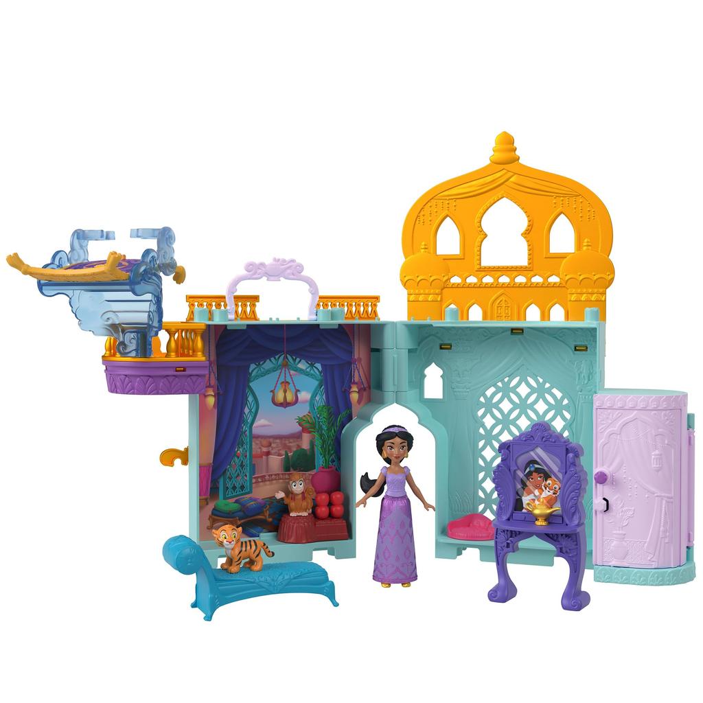Princess Jasmine and Oshiro Oshiro Mini Play Play Set with 1 Mini Doll Ages 3 and Up Green JDP56 Disney/Disney (Kasaneru Series! Doll) Dress-up