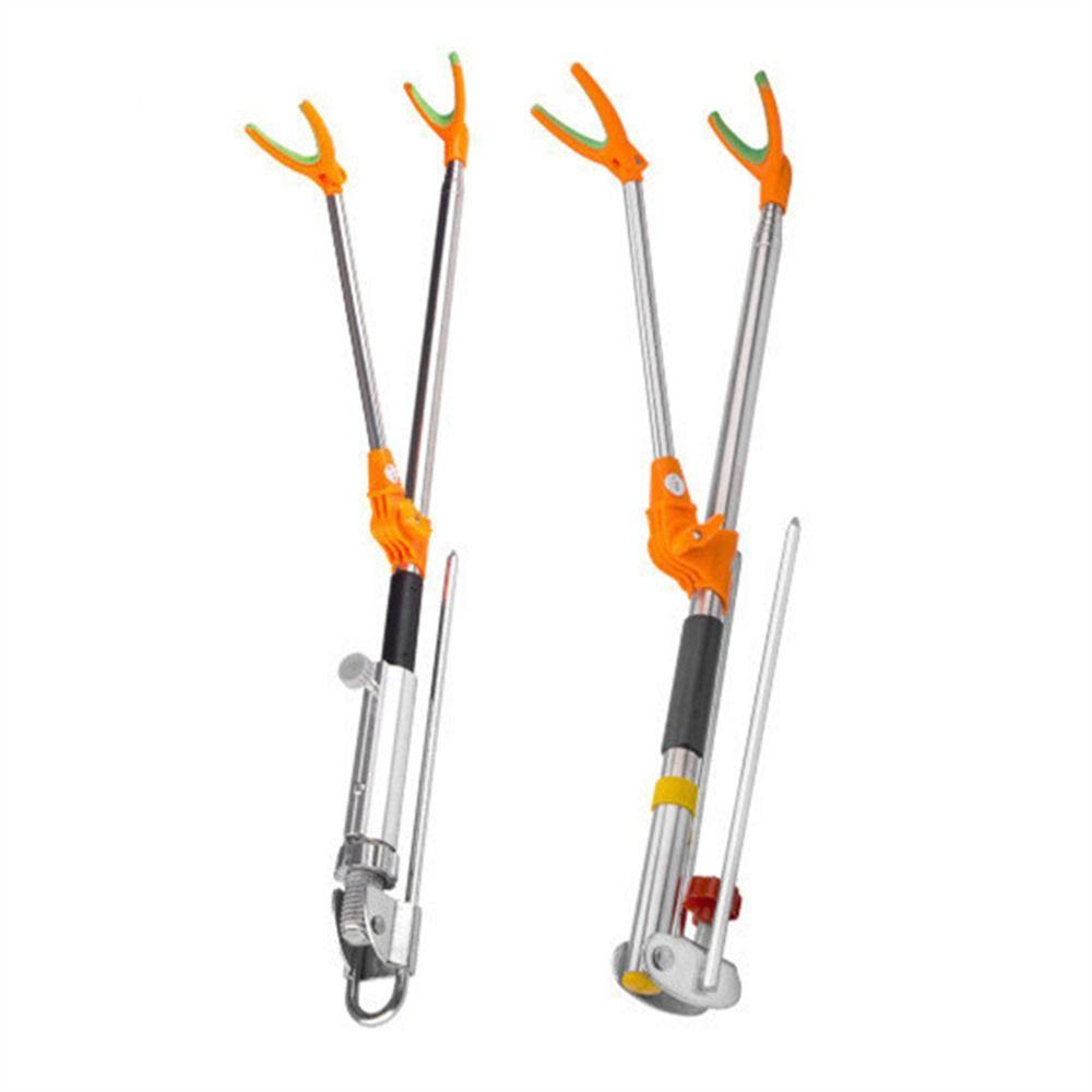Stainless Steel Insert Ground Fishing Rod Stand Fish Rods Holder Rod Brackets Fishing Pole Holder