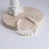 Small Rice Pearls Rice Pearl Strand Bracelets Adjustable Chain Beaded Strand Bracelets  Women