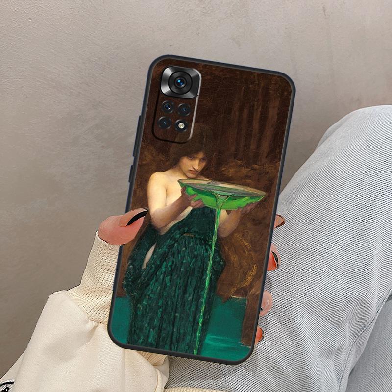 Чехол John William Waterhouse для Xiaomi Redmi Note 12 11 8 9 10 Pro 11S 10S 9S Redmi 12C 10C 9A 9C 9T Задняя крышка