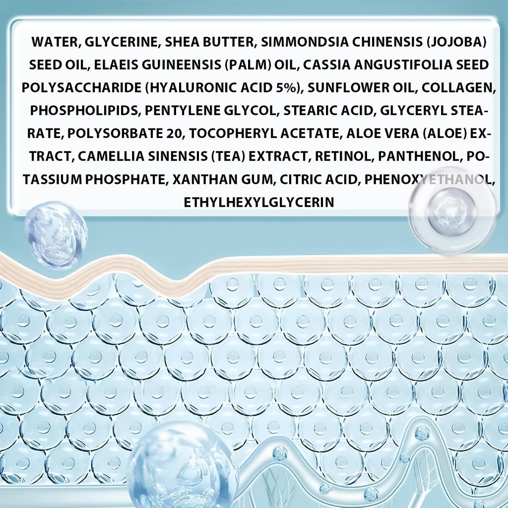 Day & Night Moisturizing Cream 50g – Retinol Anti-Aging Cream with Collagen for Firm & Hydrated Skin