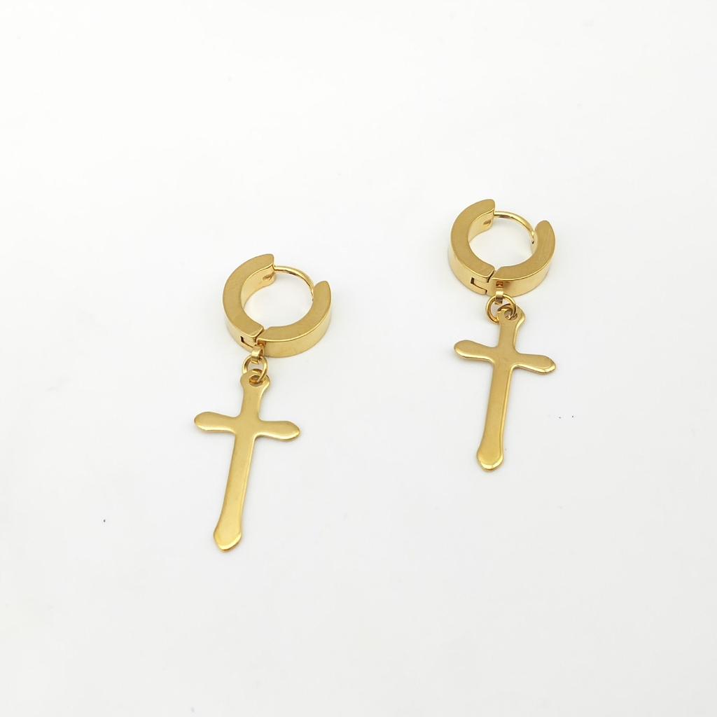 Модный кулон-крестик Персонализированные серьги без пирсинга