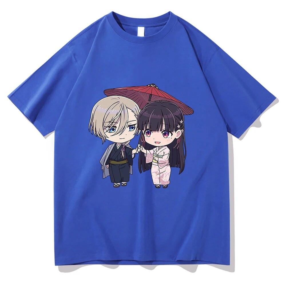 Футболка «My Happy Marriage» унисекс Harajuku Kawaii Watashi No Shiawase Na Kekkon Miyo Kiyoka футболка унисекс аниме Unisexga хлопковые футболки унисекс