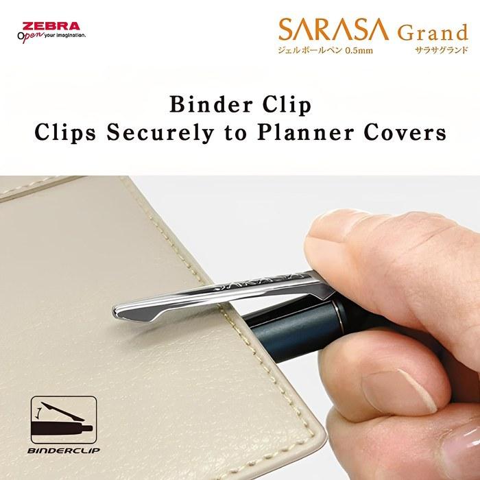 Zebra Gel Pen Sarasa Grand 0.5mm Charcoal Gray Body, Black Ink P-JJ57-CHGR