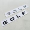 New 3D ABS Chrome Black Logo Golf Emblem Letters Badge Car Rear Trunk Sticker For Golf MK7 MK7.5 MK8 Auto Styling Accessories