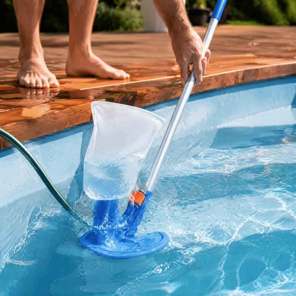Efficient Underwater Pool Skimmer Easy Assembly Garden Hose Vacuum Pool Vacuum Cleaner Fountains