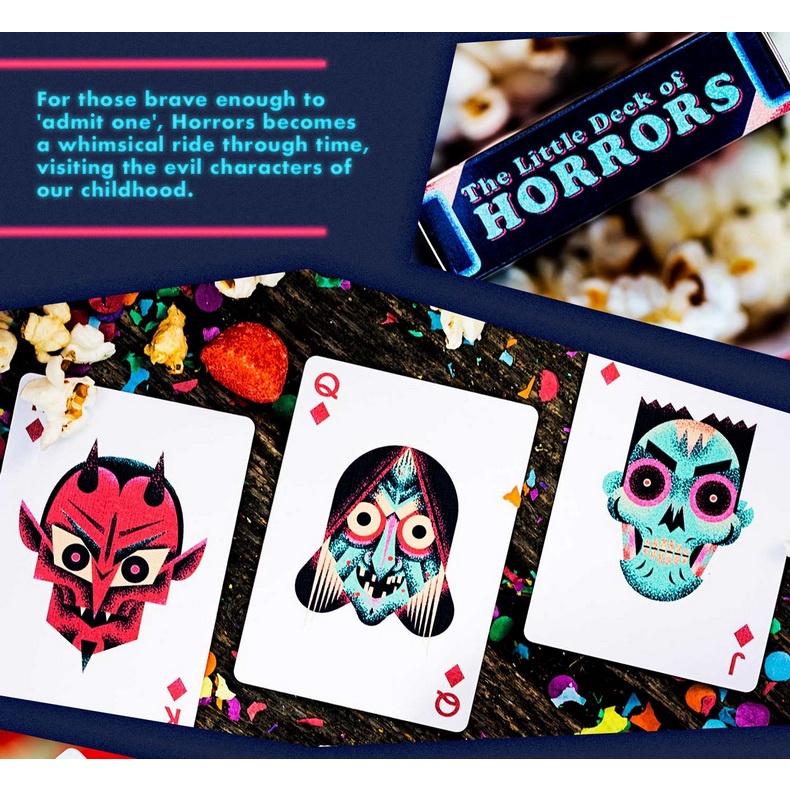 Ellusionist Little Deck of Horrors Playing Cards Bicycle Poker Card Games Magic Tricks