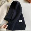 Fashionable Scarves for Woman 160cm Thick Knitting Yarn Windproof Warm Scarf Winter Protective Wraps