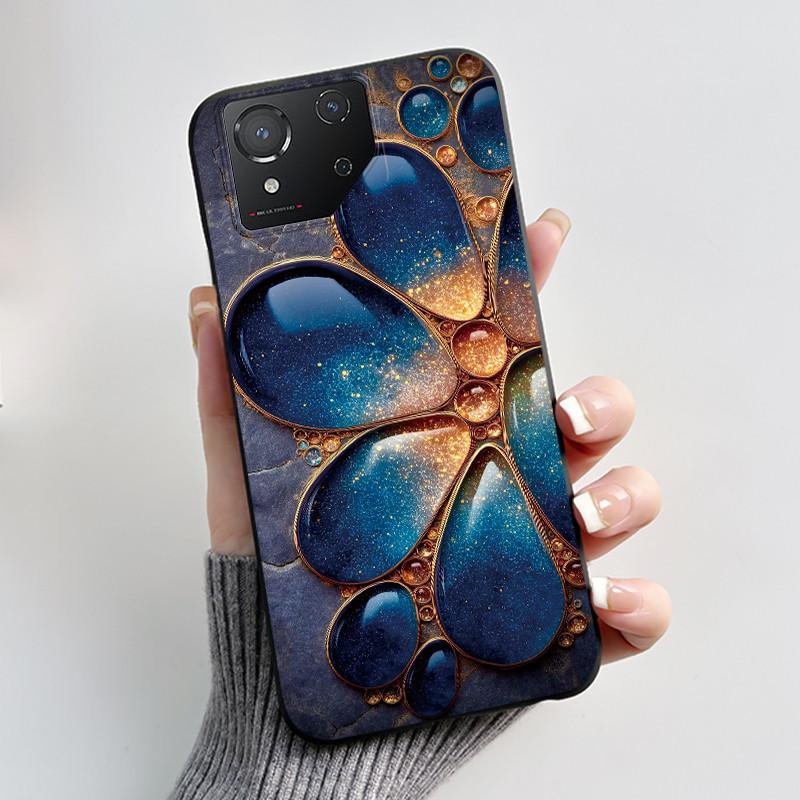Чехол для Asus ROG Phone 8 Phone8 ROG8 Pro Чехол Роскошный Дракон Милый Крутой Мальчики Девочки Тонкий Черный Матовый Мягкий ТПУ Защитная Задняя Крышка