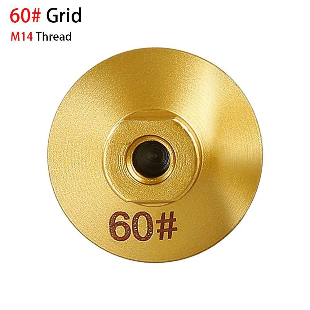 1 шт. Мрамор Кварц Гранит Булыжник Шлифовальная головка с припоем Шлифовальный абразивный плоский полировальный пад для сухого или мокрого использования 45/60/100#
