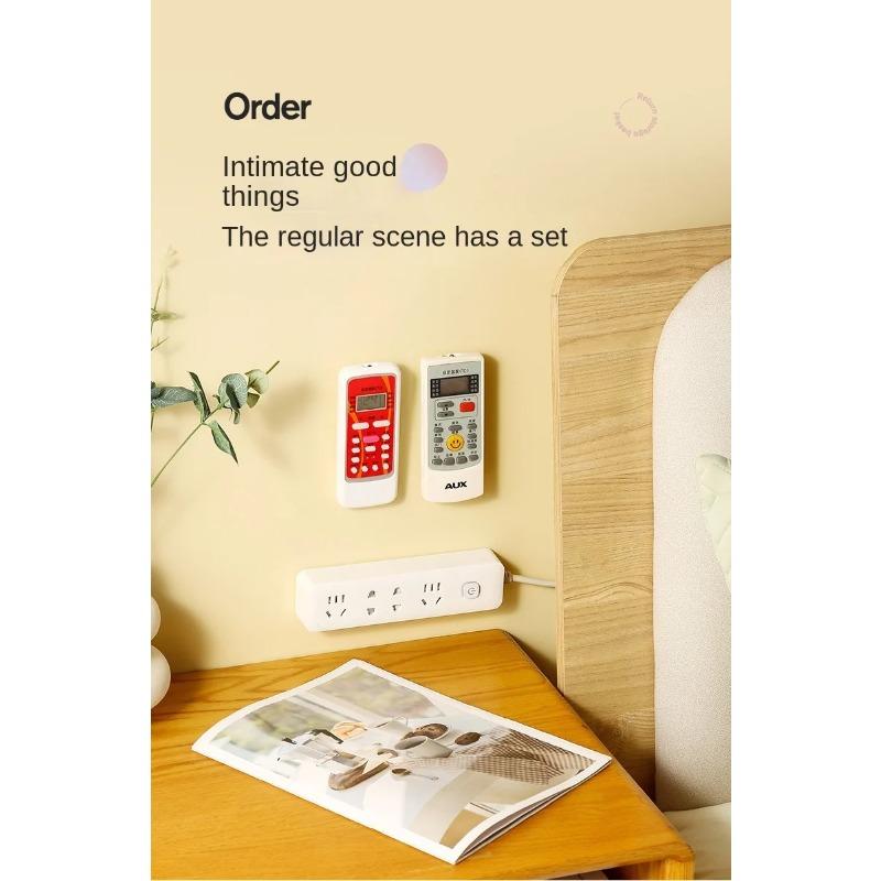 Remote Control Magnetic Holder Sticker TV Air Conditioner Cable Wall Mount Storage Strong Adhesive Suction No Hole Paste
