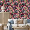 Exotic flowers and leaves wallpaper for living room and bedroom 50x1000