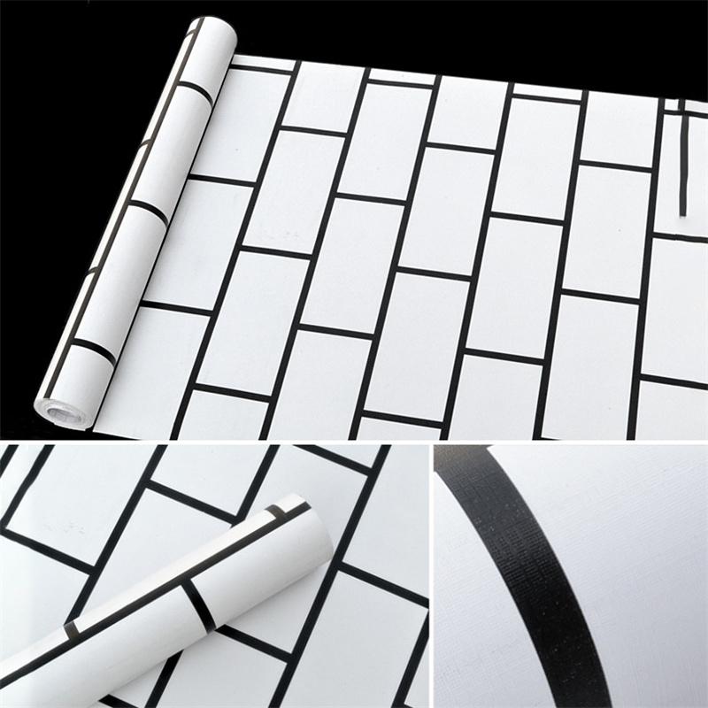 3D геометрические водостойкие самоклеящиеся обои ремонт мебели декоративная наклейка DIY декоративная пленка