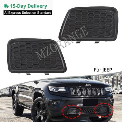 Накладка на решетку переднего бампера для Jeep Grand Cherokee 2014 2015 2016 Накладка на нижнюю решетку переднего бампера Вставка для буксировочного крюка