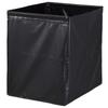 Yamazaki Sangyo Dust Cart TP 53cm x 68cm x 68cm 210L Bag, Black, Large, (W) (D) (H),
