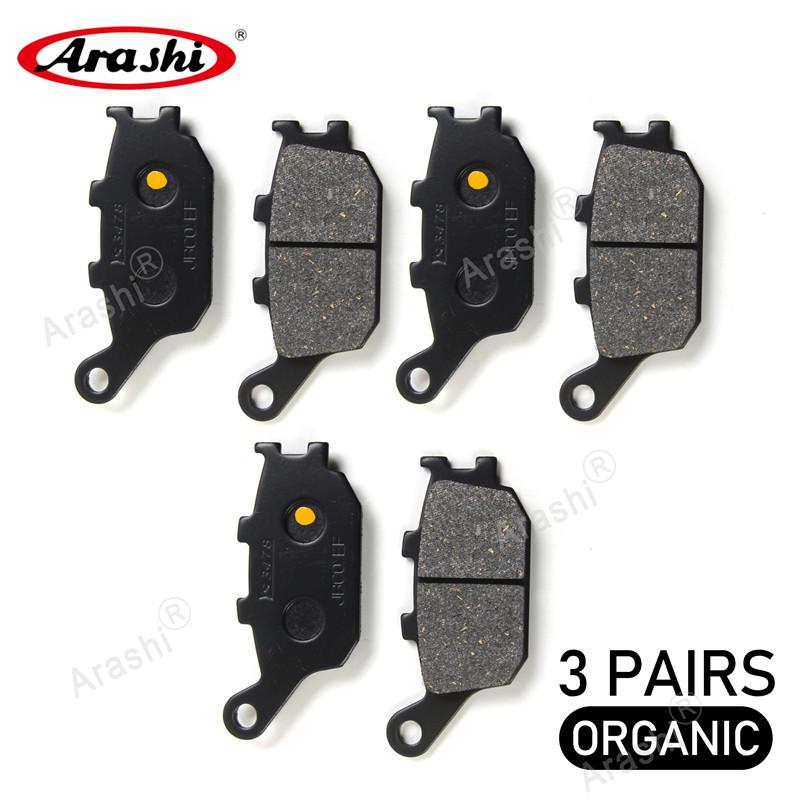 Arashi Rear Brake Pads For SUZUKI GSF 1250 Bandit ABS 2007 2008 Motorcycle Brake Pad Accessories GSF1250 BANDIT abs