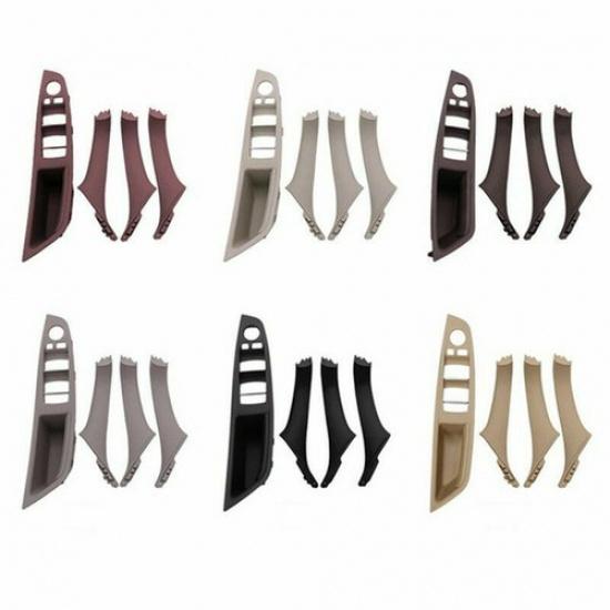 4X For BMW 5 Series F10 F11 F18 520 523 Car interior Door Handle ABS Part Trim