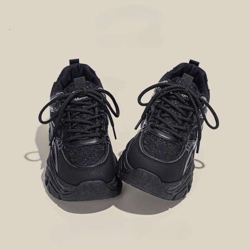 Женская обувь Ins All-Match Commute Platform Dad Shoes Женская весенняя новая обувь для отдыха, увеличивающая рост, кроссовки для женщин