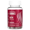 Biotin Gummies, Raspberry, 5,000 Mcg, 60 Gummies