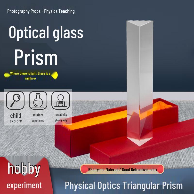 Triangular Optical Prism for Science Experiments