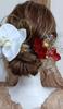 TATA8 982 Phalaenopsis Orchid Hair Ornament Set for Kimono and Weddings
