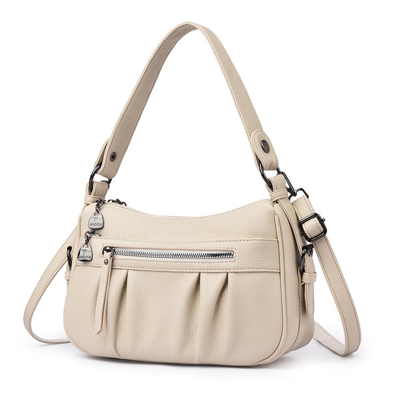 Высококачественная женская сумка кроссбоди из мягкой ПУ кожи, Модная женская сумка через плечо, Подходит для повседневного использования, Шопинга, Поездок на работу