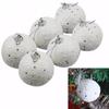 6 Pcs Christmas Snowball Balls Party Ornaments Xmas Tree Hanging Decoration New