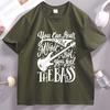 Bassist You Can Hear The Music T Shirt But You Feel The Bass Guitar Tshirt Unisex Unisex Funny Short Sleeve Tee Shirt Streetwear