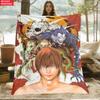 Light Yagami & Ryuk  Print thin Flannel Blanket for Living Rooms,Sofas Blankets,Lunch Breaks,blankets fluffy