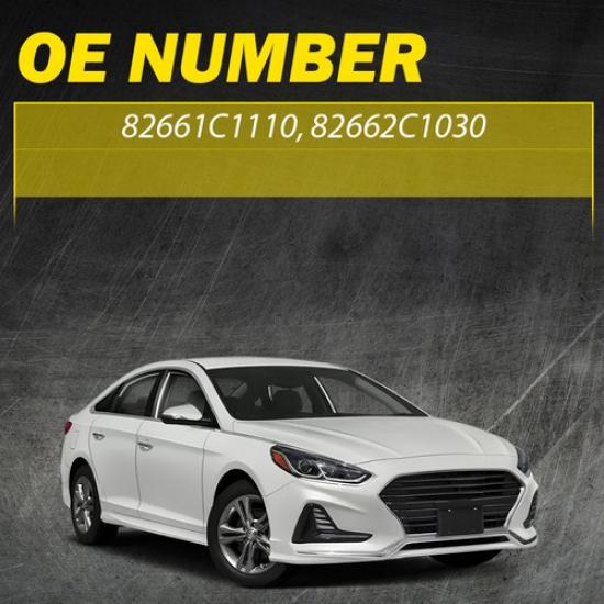 Наружные дверные ручки Хром Передняя Пассажирская Правая для Sonata Hyundai 2015-2018