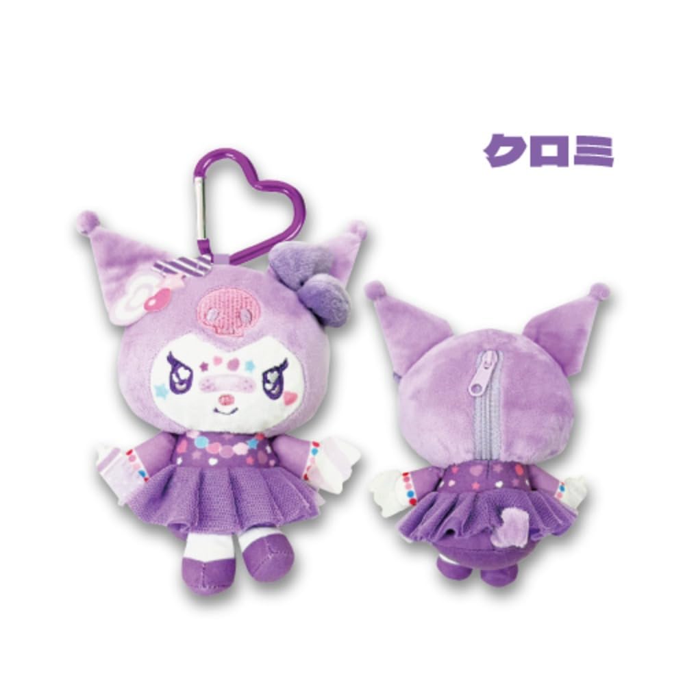 Hatayama Shoji Косметичка-маскот Sanrio Decora Kuromi H15 x Ш10см 63203112 Прибл.