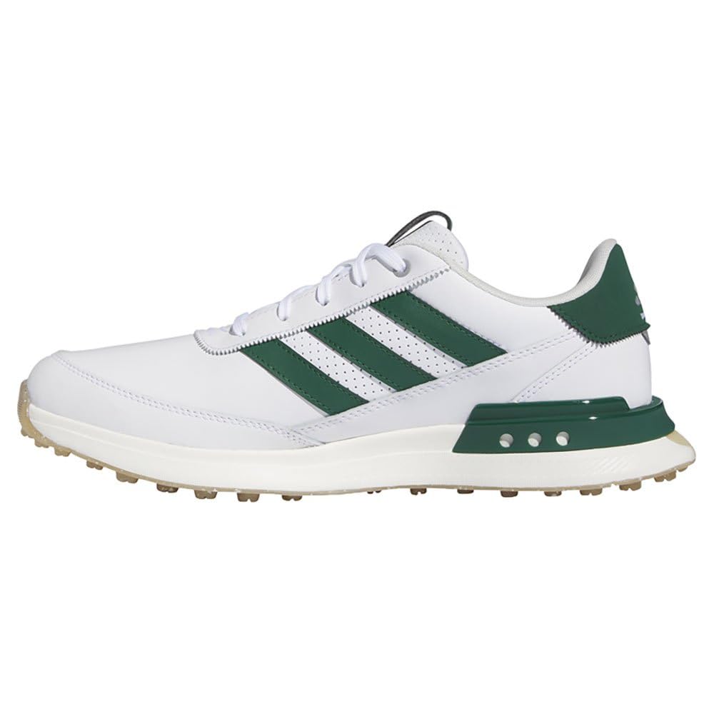Кроссовки для гольфа S2G SL из кожи 24 см 2E [Adidas Golf] мужские белые/зеленые/резиновые 26.0